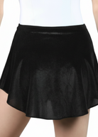 Pull-On High Low Skirt Black back view
