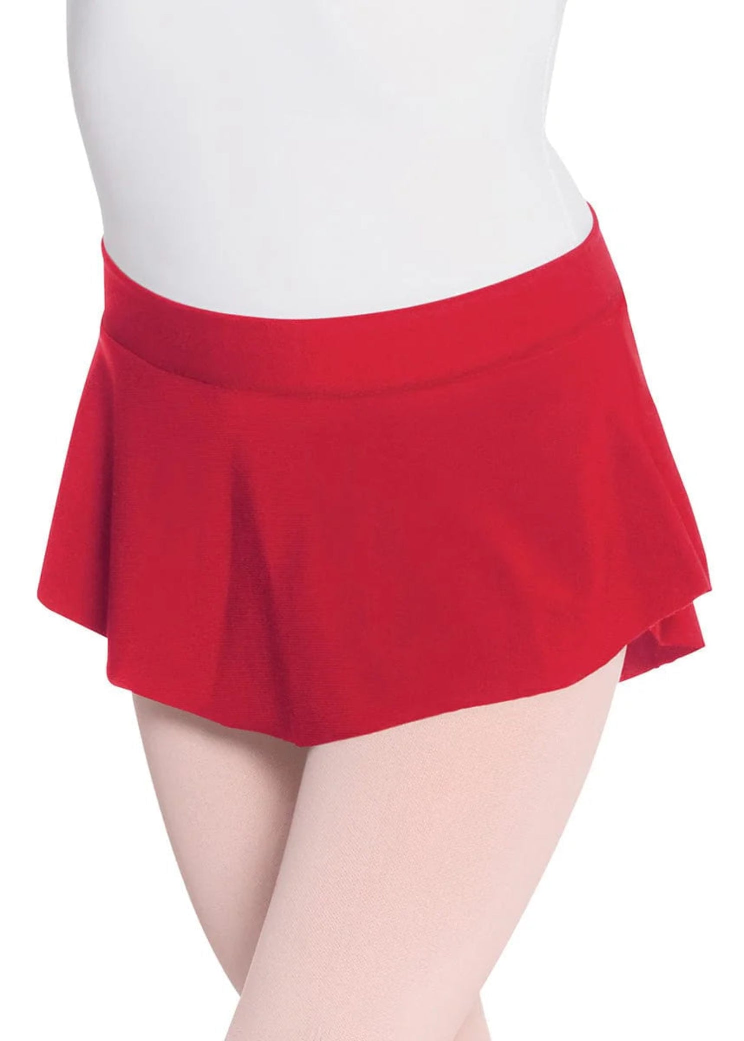 Pull On Skirt Scarlet front view