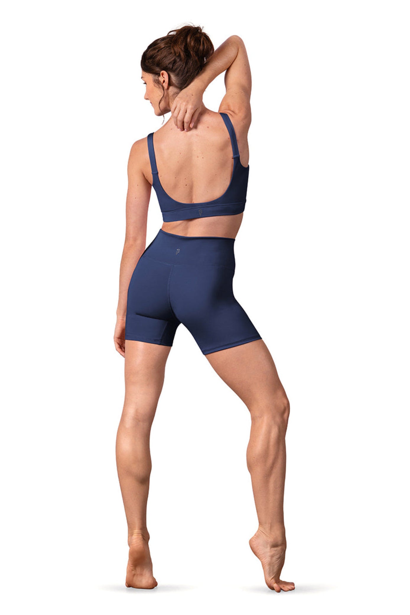 Jessica High Waist Short Electric Blue back view