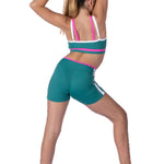 Racer Short Forrest Green back view