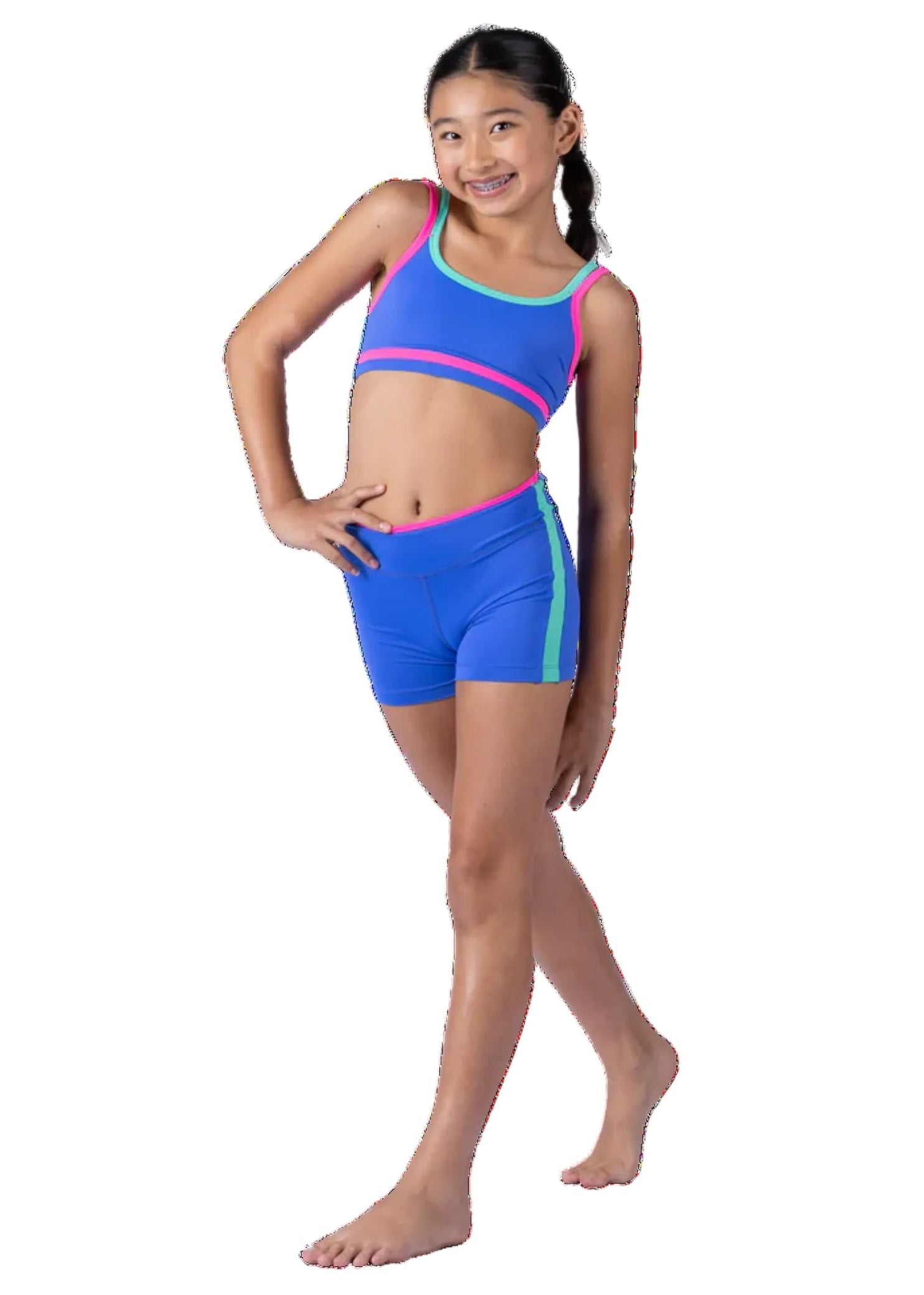 Racer Short Royal Blue front view