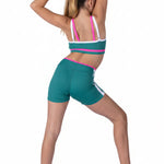 Racer Top Forrest Green back view