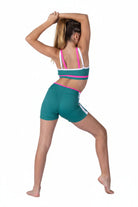 Racer Top Forrest Green back view