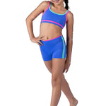 Racer Top Royal Blue front view