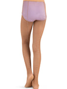 Rhinestone Fishnet Tight Suntan back view