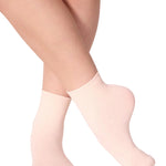 Ribbed Sock Ballet Pink front view