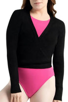 Ribbed Sweater Black front view