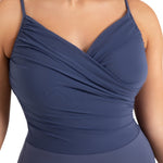 Rose Camisole Leotard Crown Blue detail view