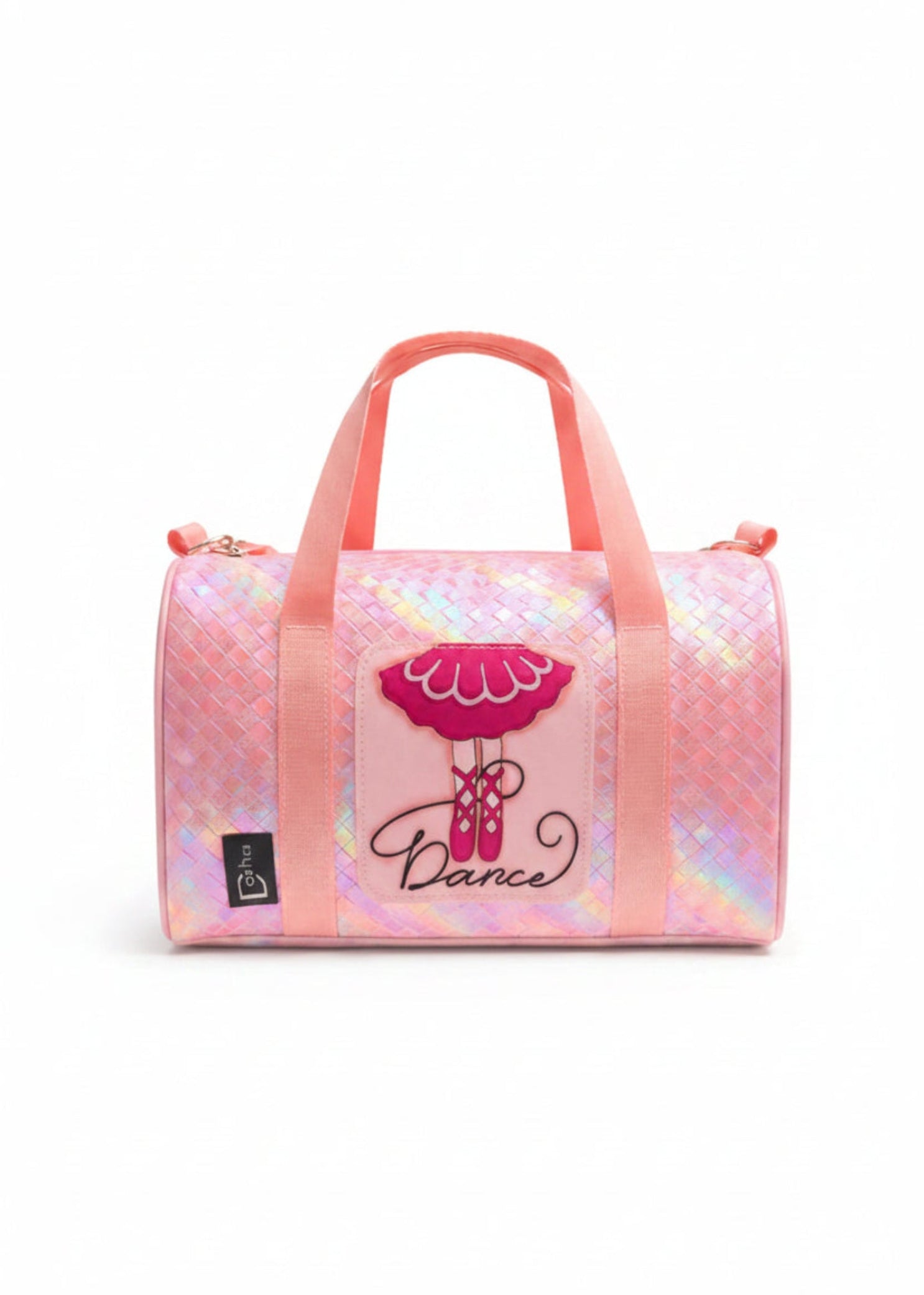 Rosie Toes Dance Duffel Pink front view