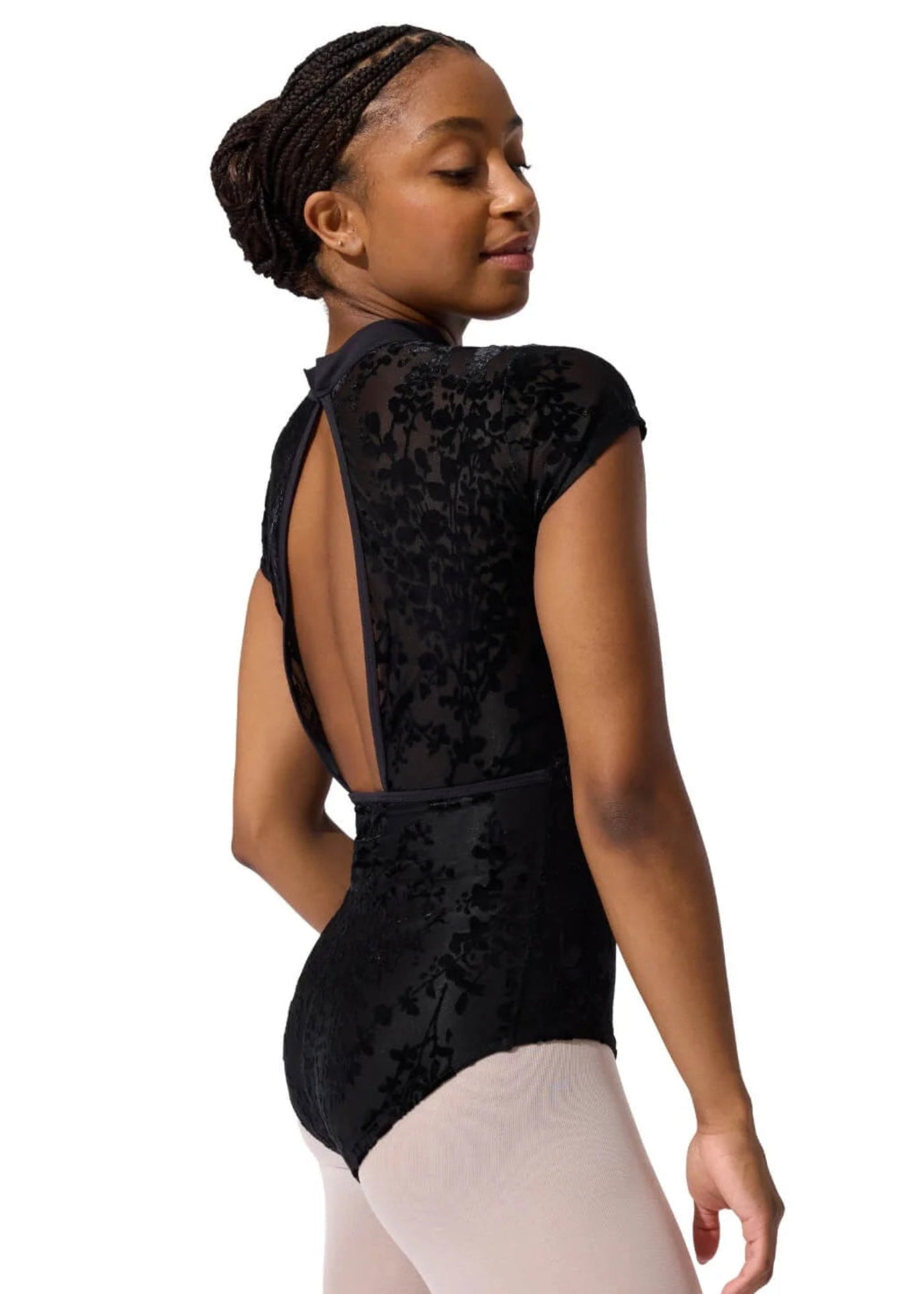 Rudi Leotard Black side and back view