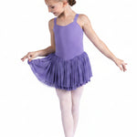 Ruffle Dress Lilac front view
