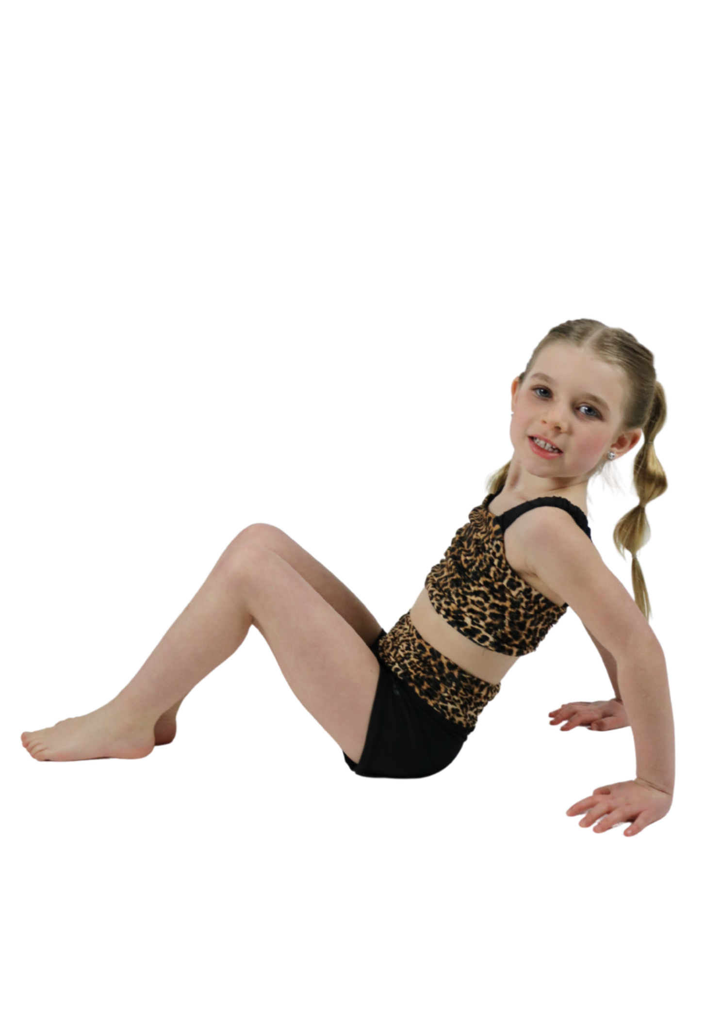 Sassy Scrunch Short Cheetah lifestyle view