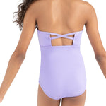 Camisole Halter Leotard Vibrant Violet back view