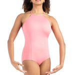 Camisole Halter Leotard Flamingo front view 