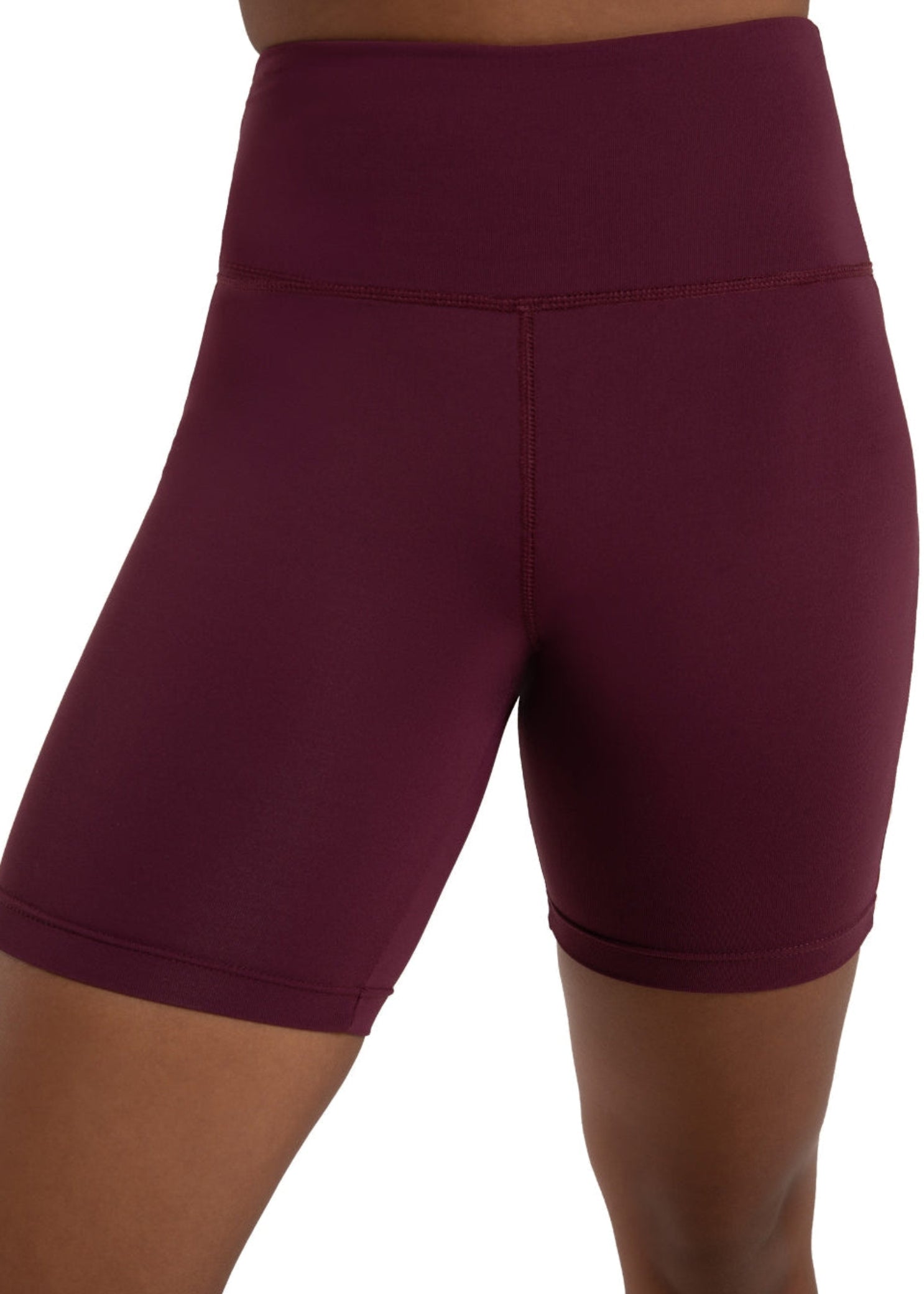 Bike Short Burgundy front view