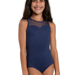 Sweetheart Leotard Navy front view