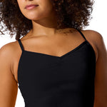 Ballerina Pinch Camisole Black front view