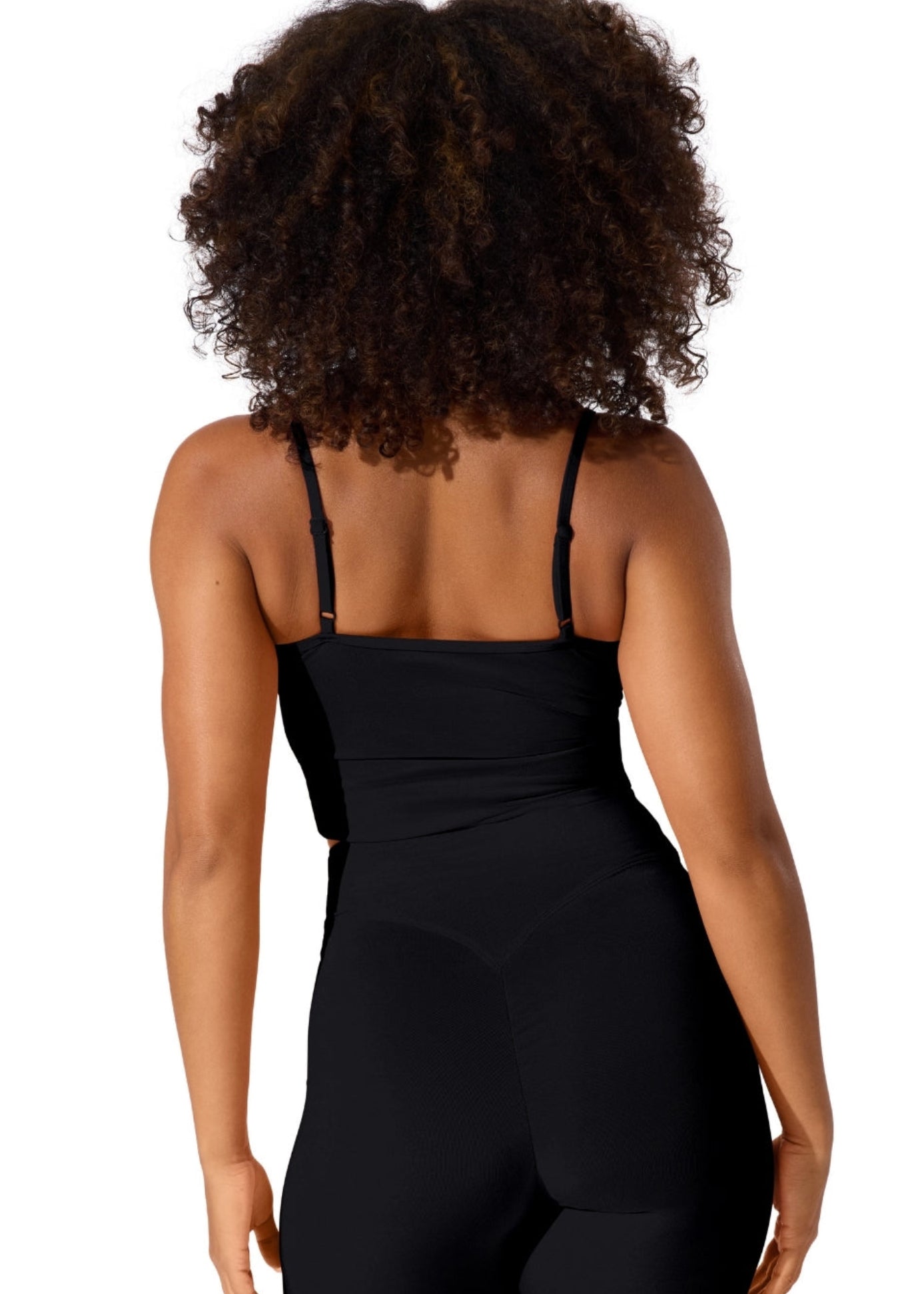 Ballerina Pinch Camisole Black back view