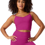 Ballerina Pinch Camisole Cerise front view
