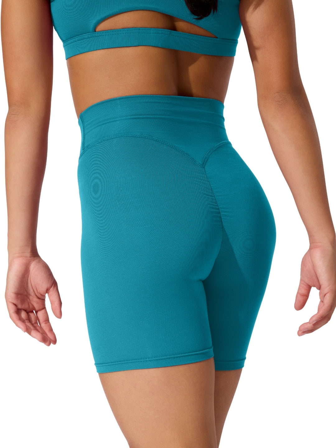 En Pointe Pinch Short Teal back view