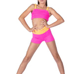 Sassy Scrunch Short Sherbert Dream front view
