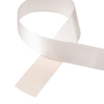 Virtisse Satin Pointe Shoe Ribbon in Pink, detail view showing looped polyester satin with shiny and matte sides