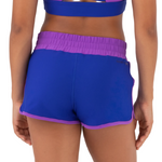 Aerobics Short Cobalt/Purple back view