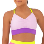 Porsha Crop Top Fairy Floss front view
