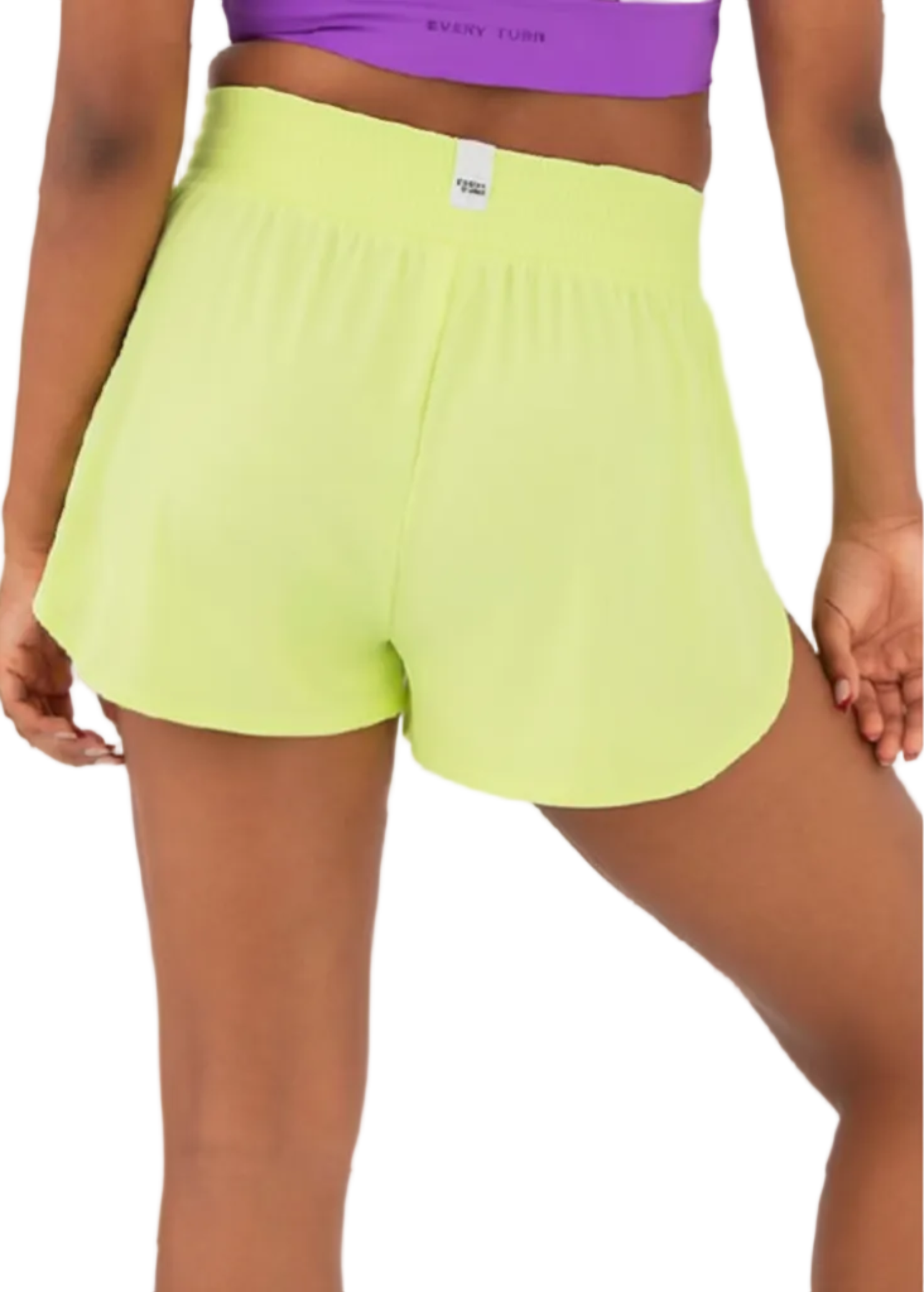 Wrap It Up Short Yellow Zing back view