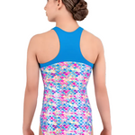 Racer Back Leotard Multicolor back view