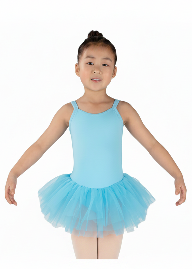 Cami Tutu Dress Light Blue front view