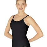 Trestle Back Leotard Black front view