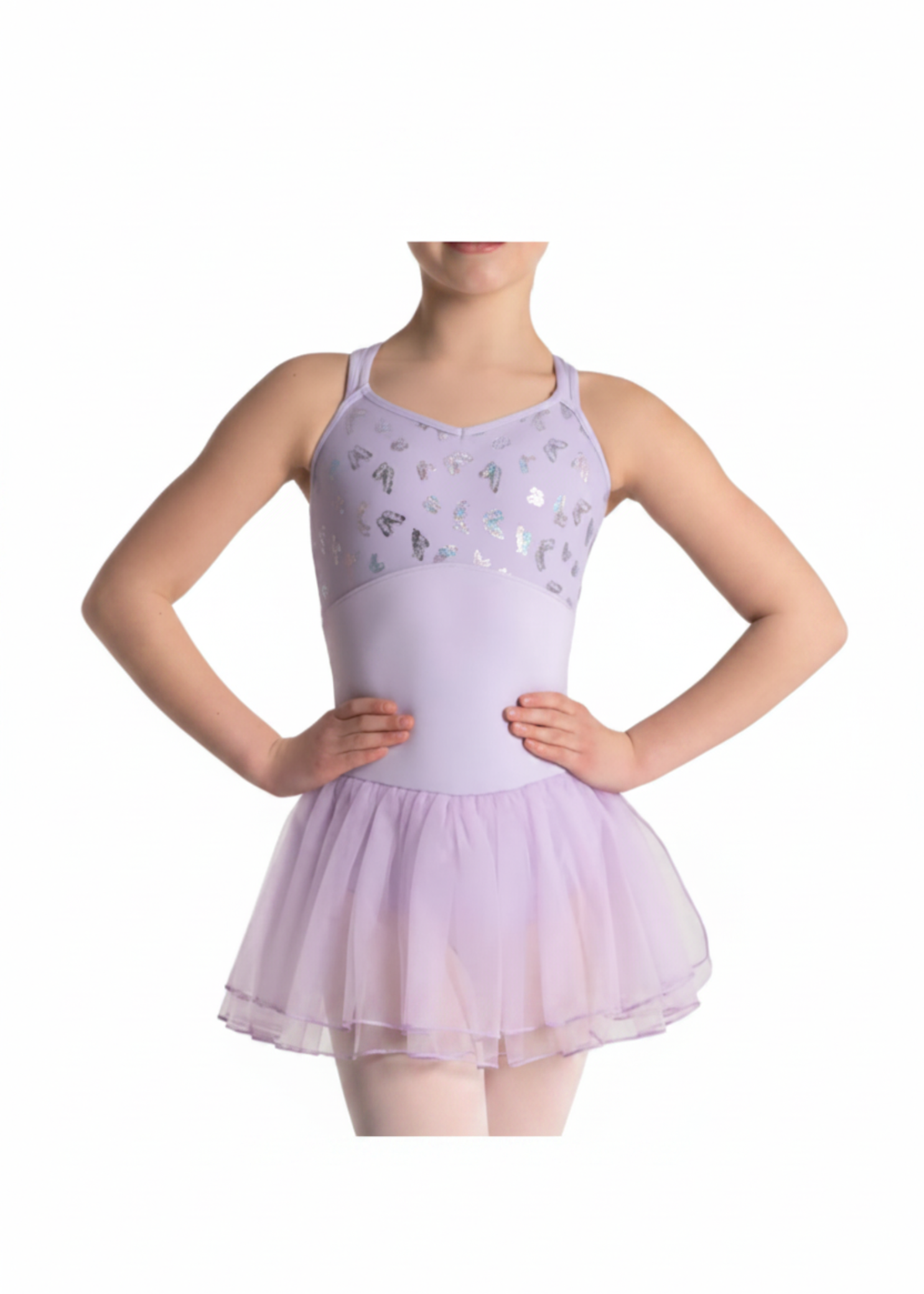 Monarch Cami Tutu Dress Lavender front view