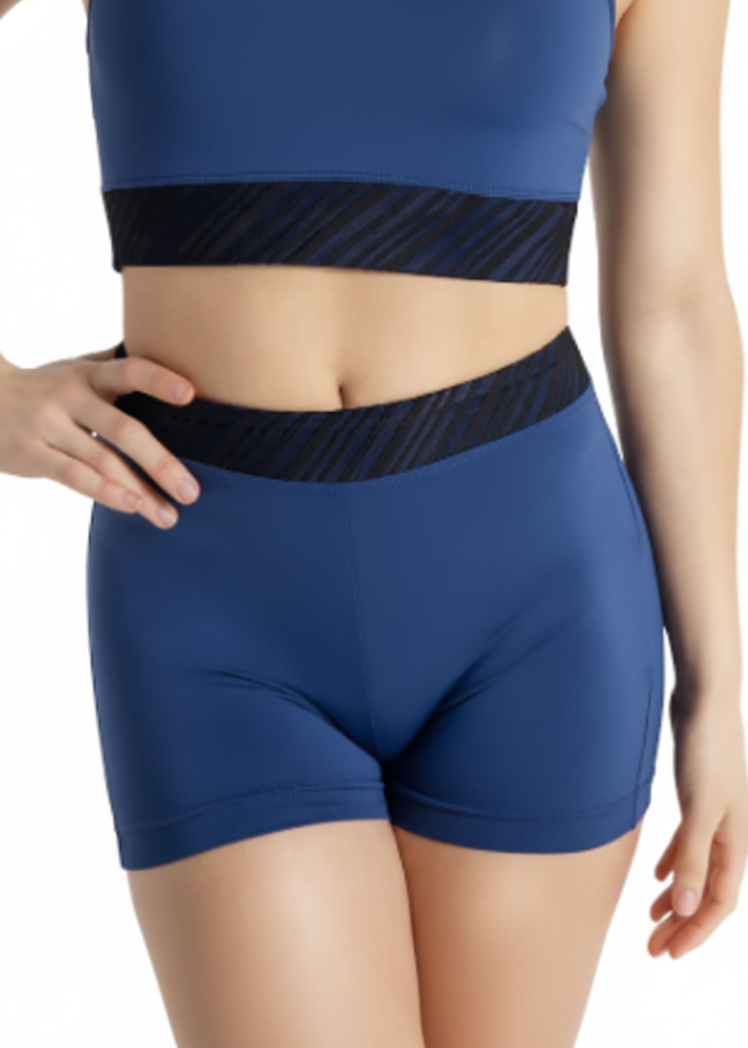 Rio Boy Short Twilight Blue front view