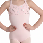 Yara Leotard Pink front view