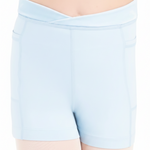 Charlotte Short Light Blue front view