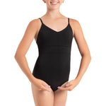 Seaside Cami Leotard Black front view