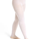 Self-Knit Waistband Transition Tight Ballet Pink front view