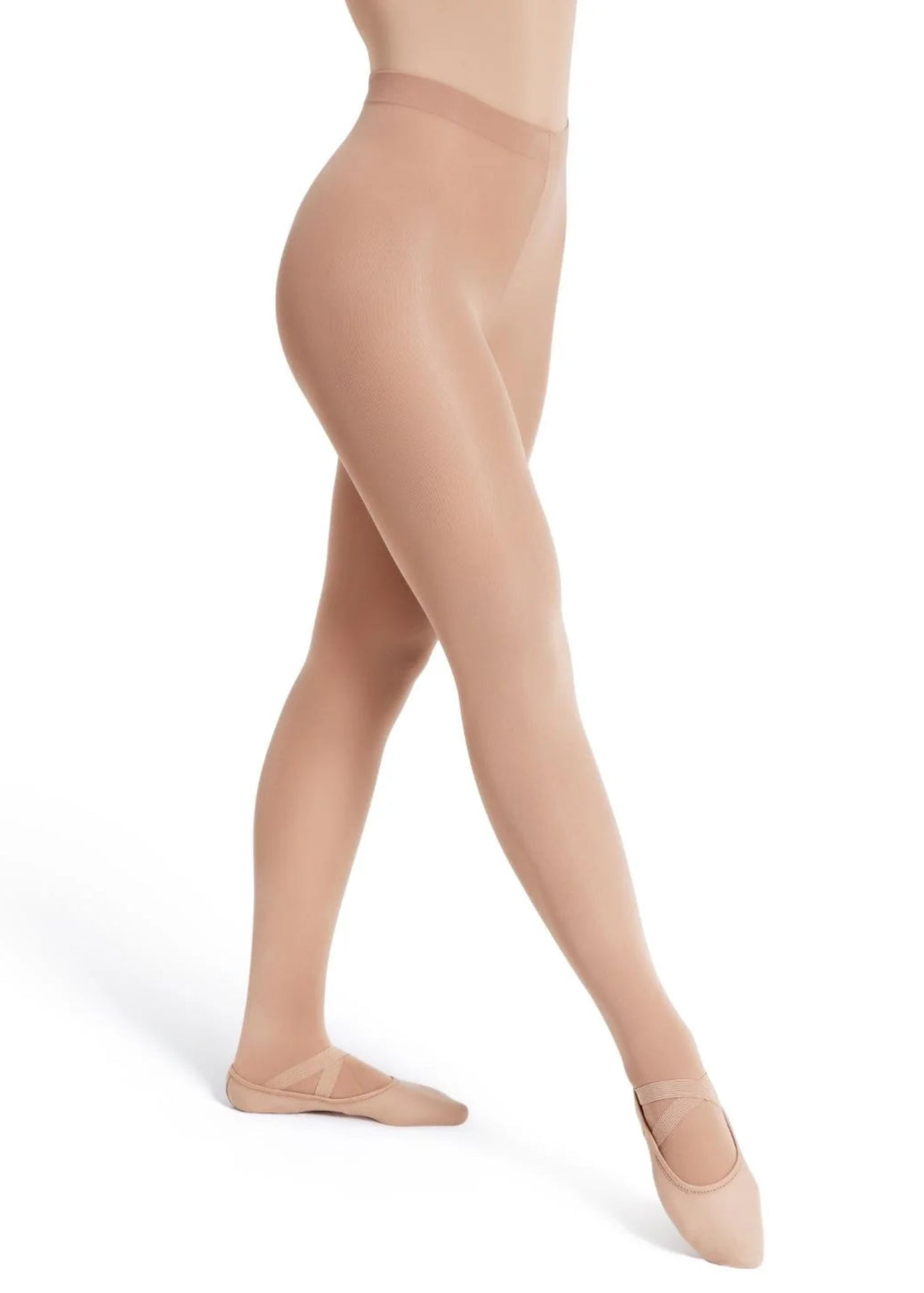 Self-Knit Waistband Transition Tight Suntan