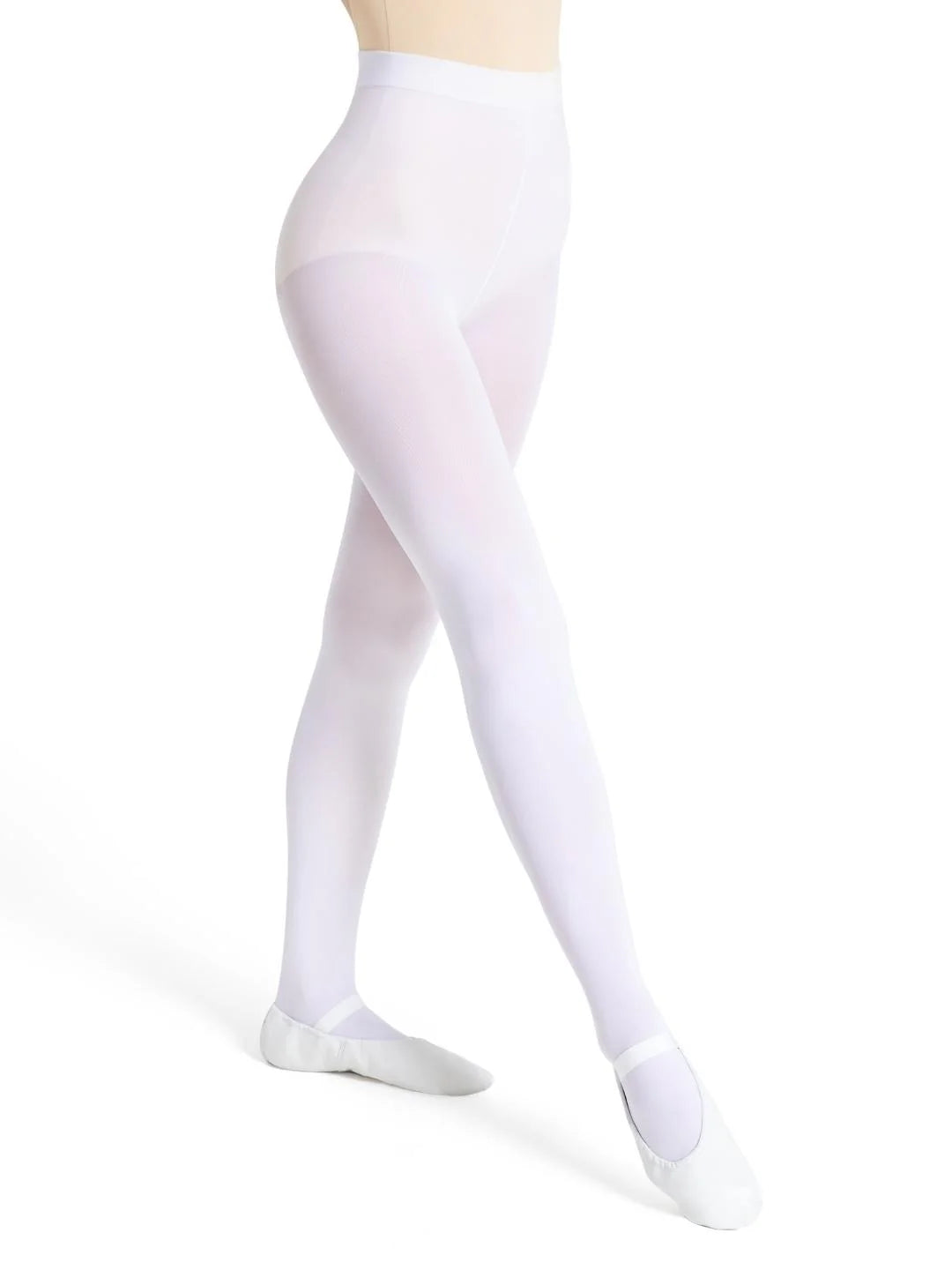 Self-Knit Waistband Transition Tight White