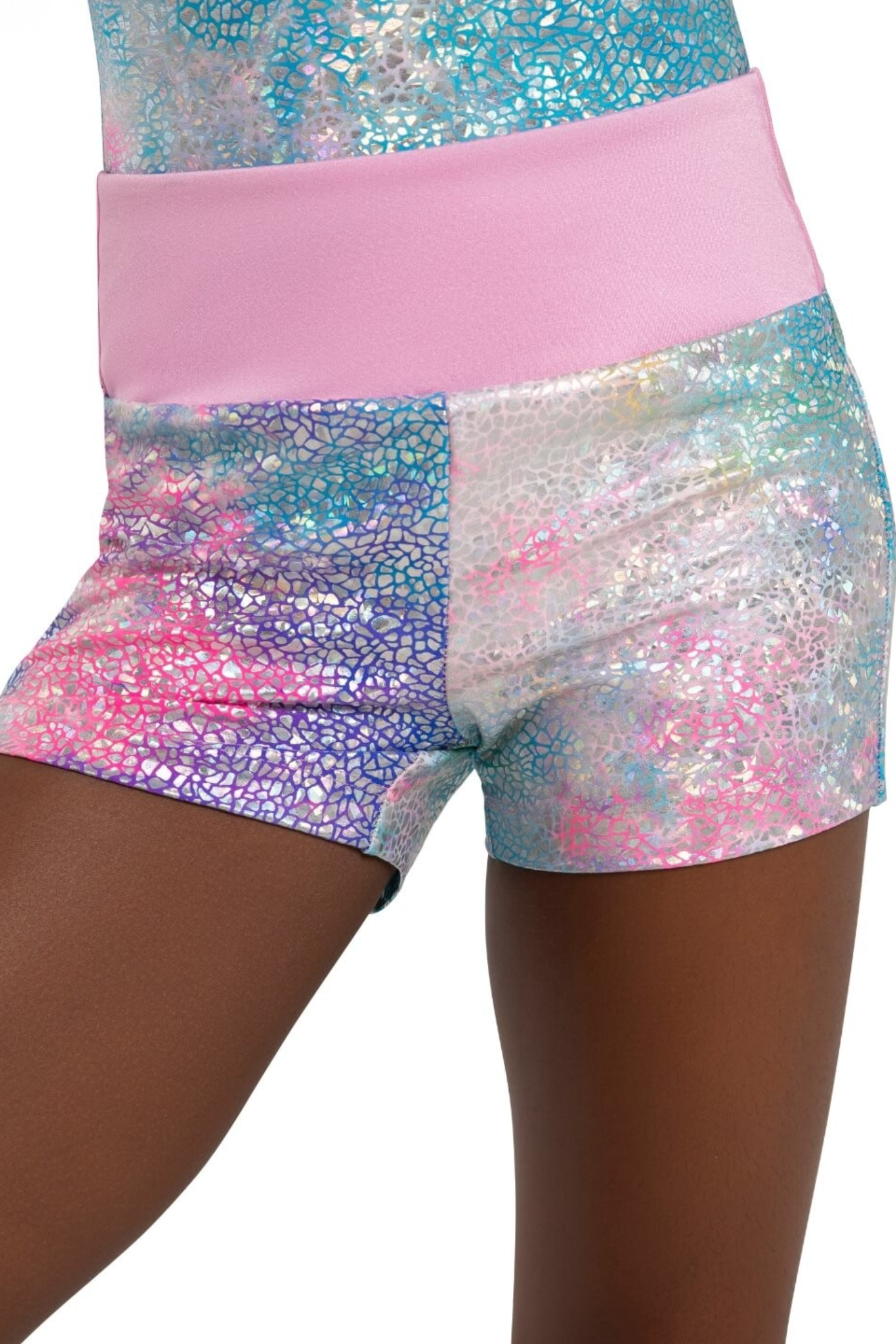 Shimmer Short Pink Unicorn Sparkle front view