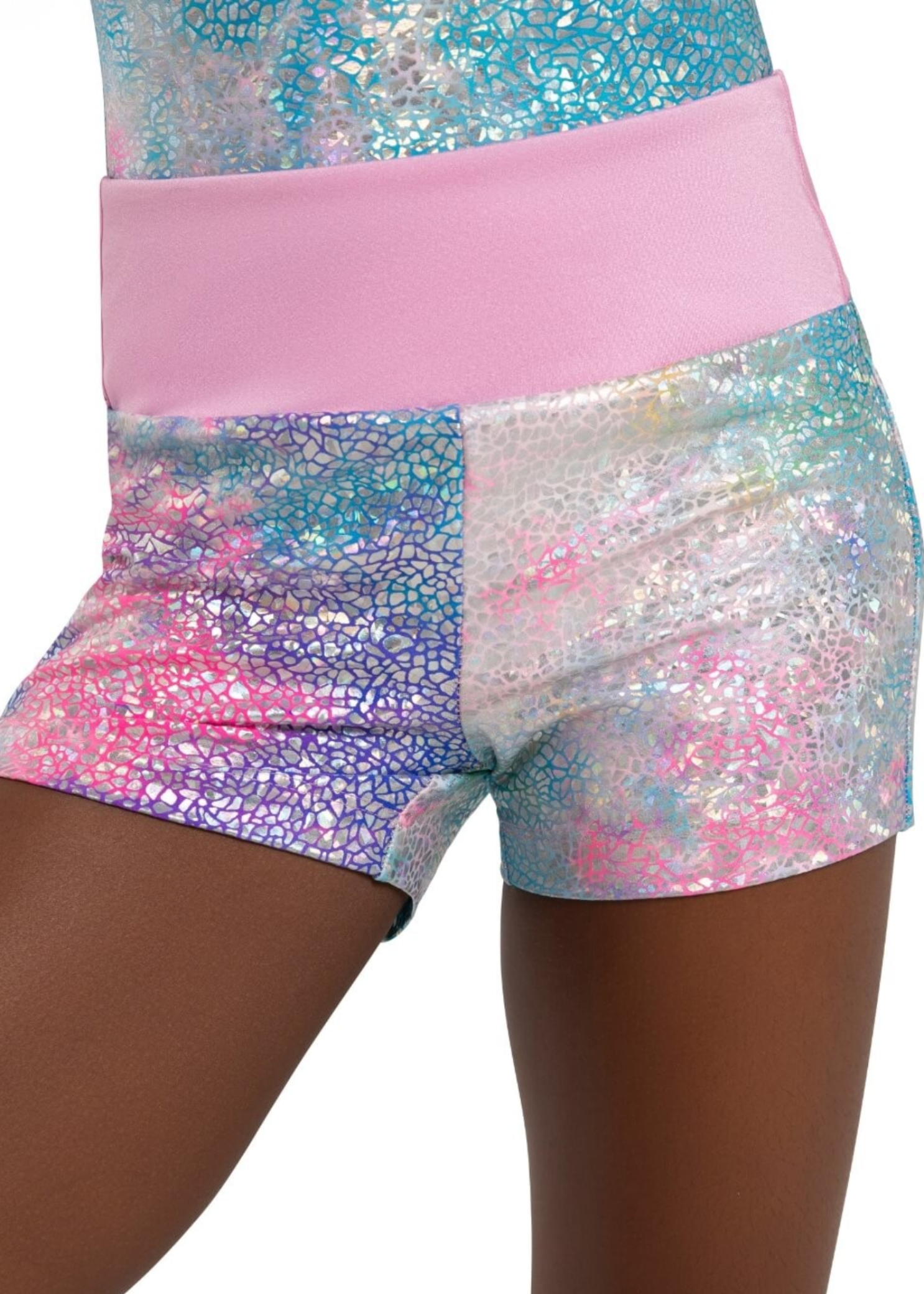 Shimmer Short Pink Unicorn Sparkle front view