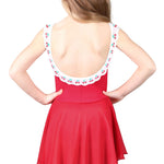 Shirley Cami Dress Red back view
