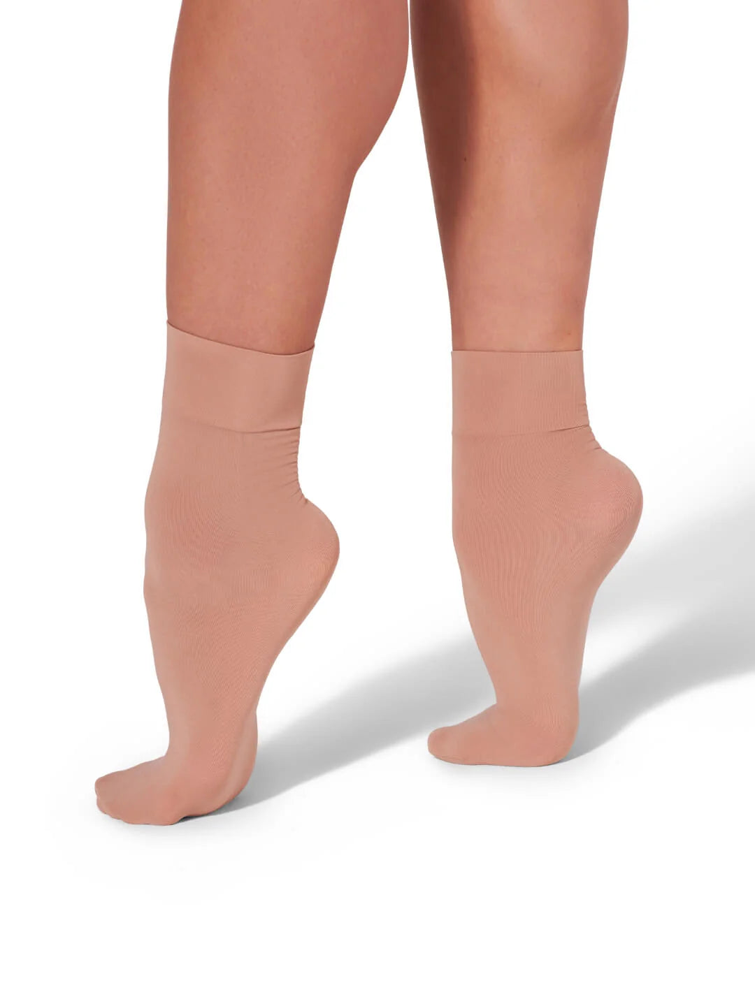 Silky Sock Caramel side view