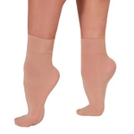 Silky Sock Caramel side view