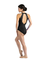 Slim Leotard Black back view