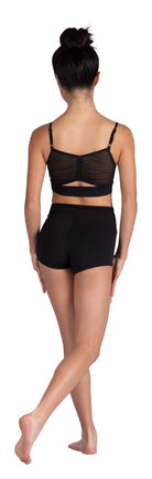 Cami Bra Top Black back view
