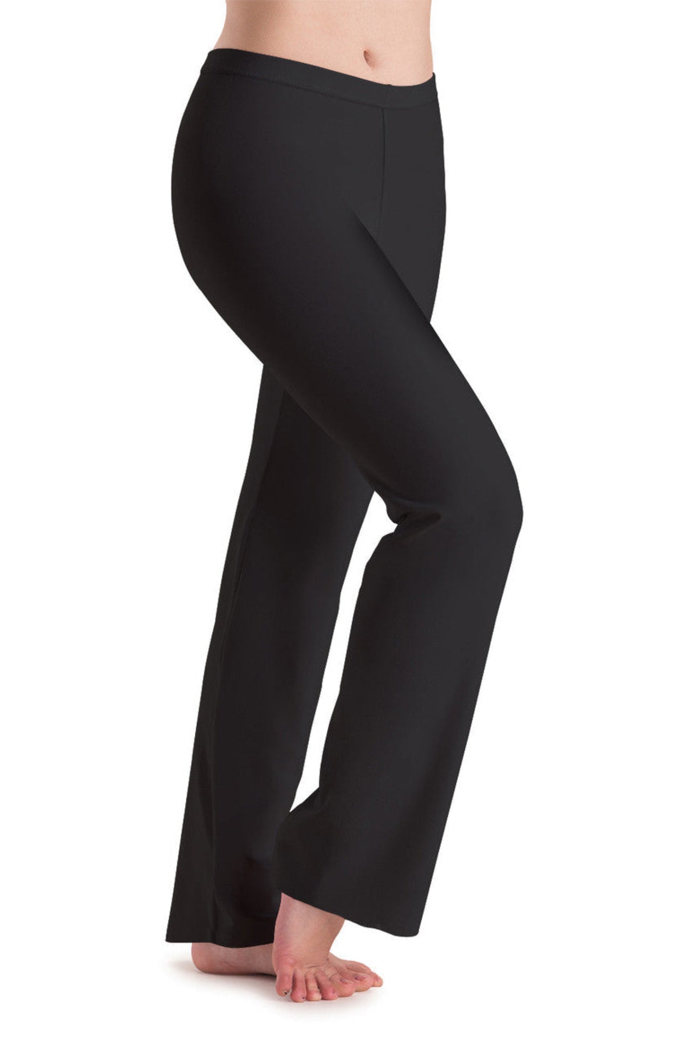 Straight Leg Jazz Pant Black front view