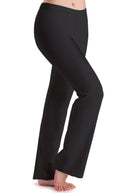 Straight Leg Jazz Pant Black front view