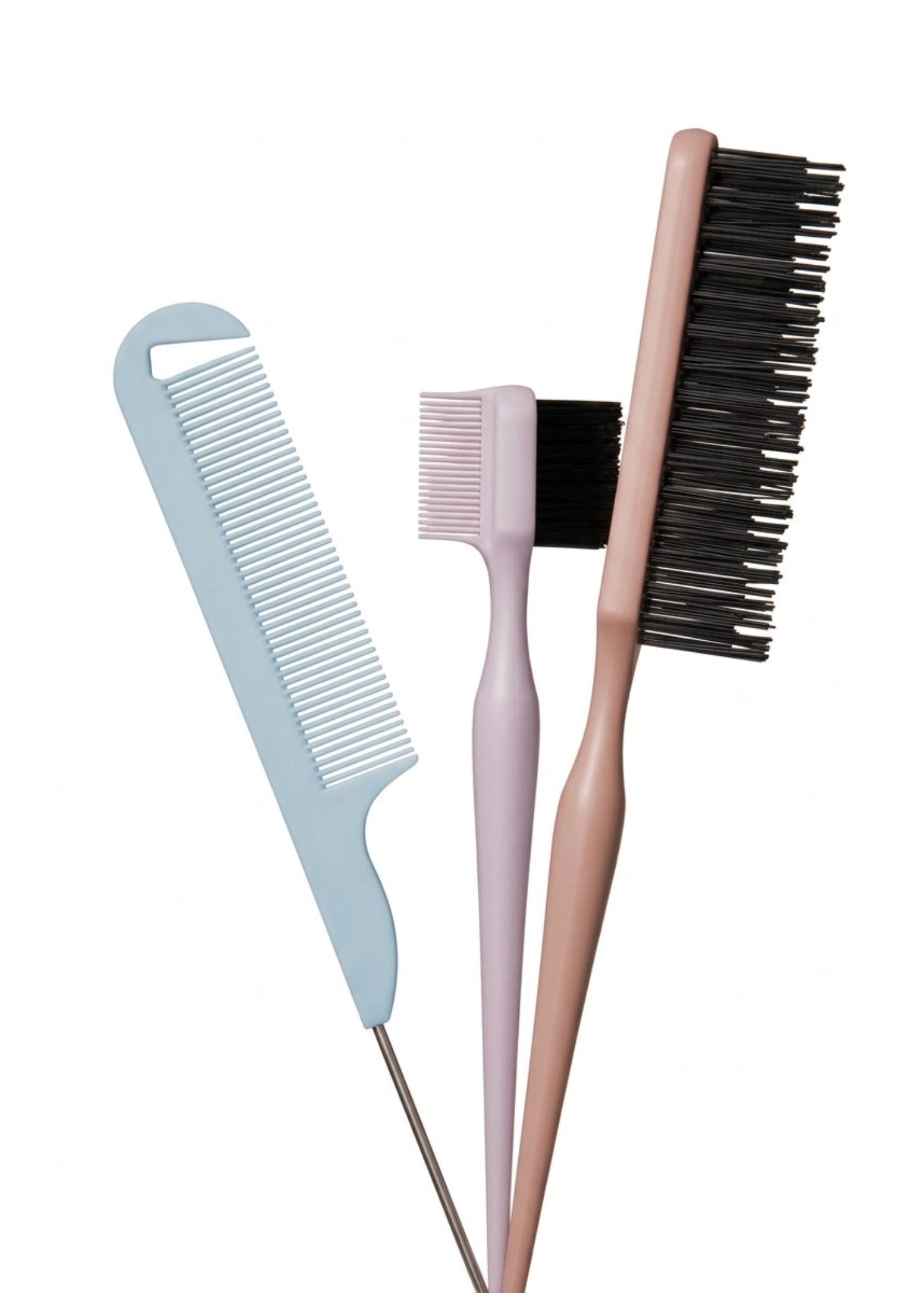 Kitsch Style Brush Set, close-up view showing brush head and bristle construction detail